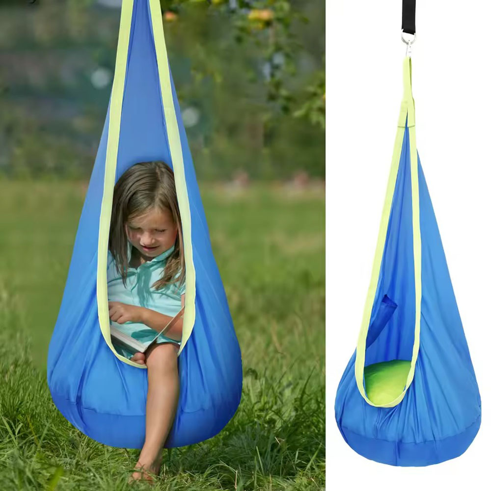 Kids Pod Swing Seat Nylon Hang - Outdoor Furniture Rocking Chair 评论和价格