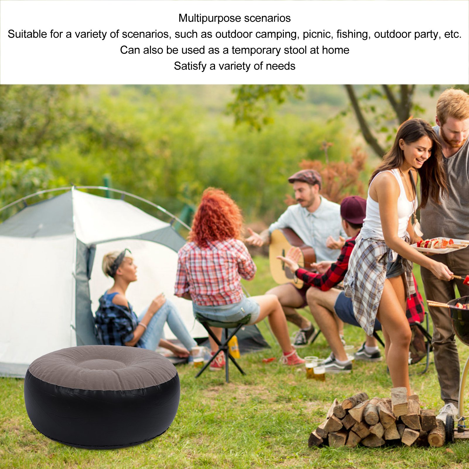 Inflatable Flocking Stool Mult - Outdoor Furniture Designer 评论和价格