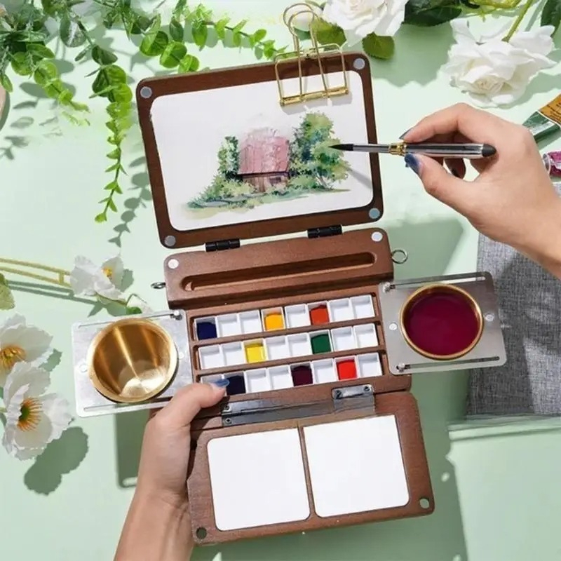 Foldable Wooden Paint Palette  - Outdoor Furniture Paint 评论和价格