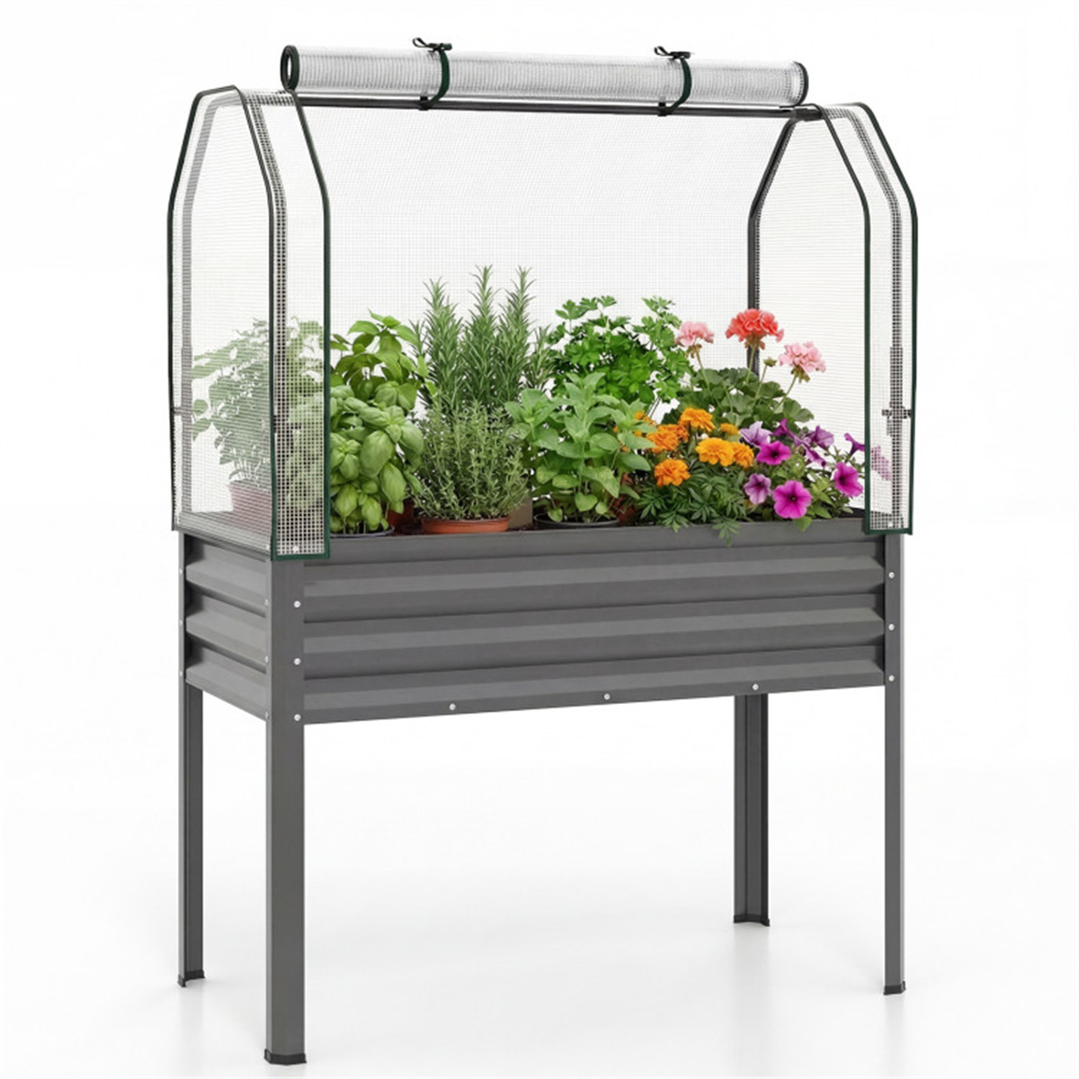 3-in-1 Metal Raised Garden Bed - Planter Raised Metal 评论和价格