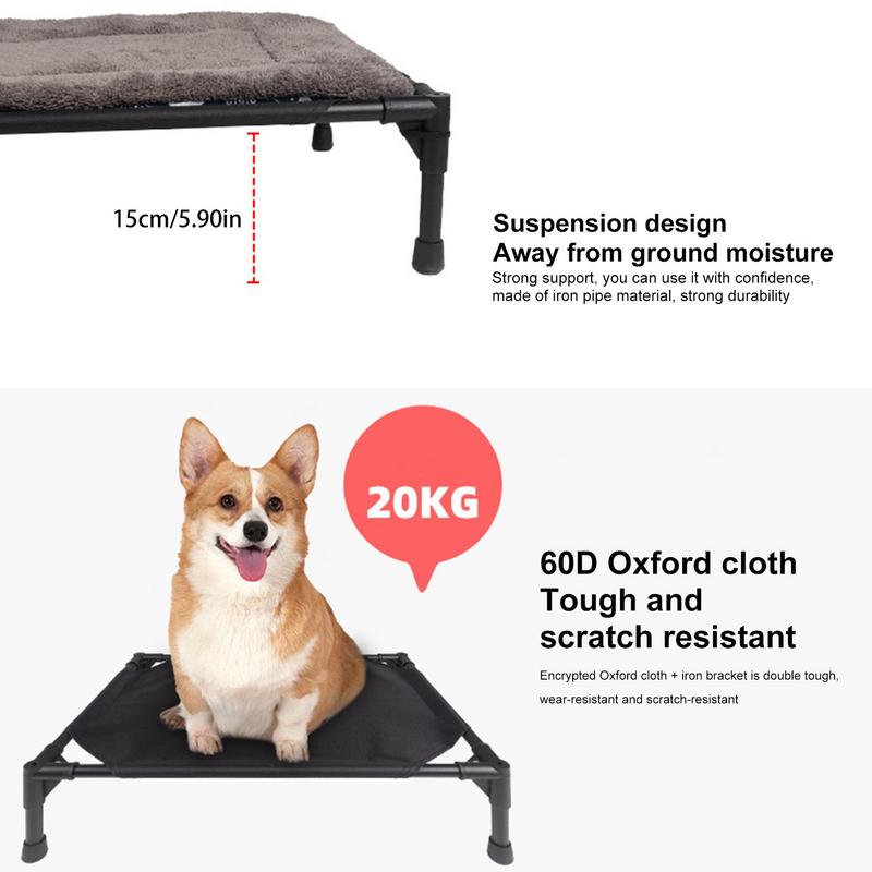 Outdoor Elevated Dog Bed Folda - Camping Cot Foldable 评论和价格