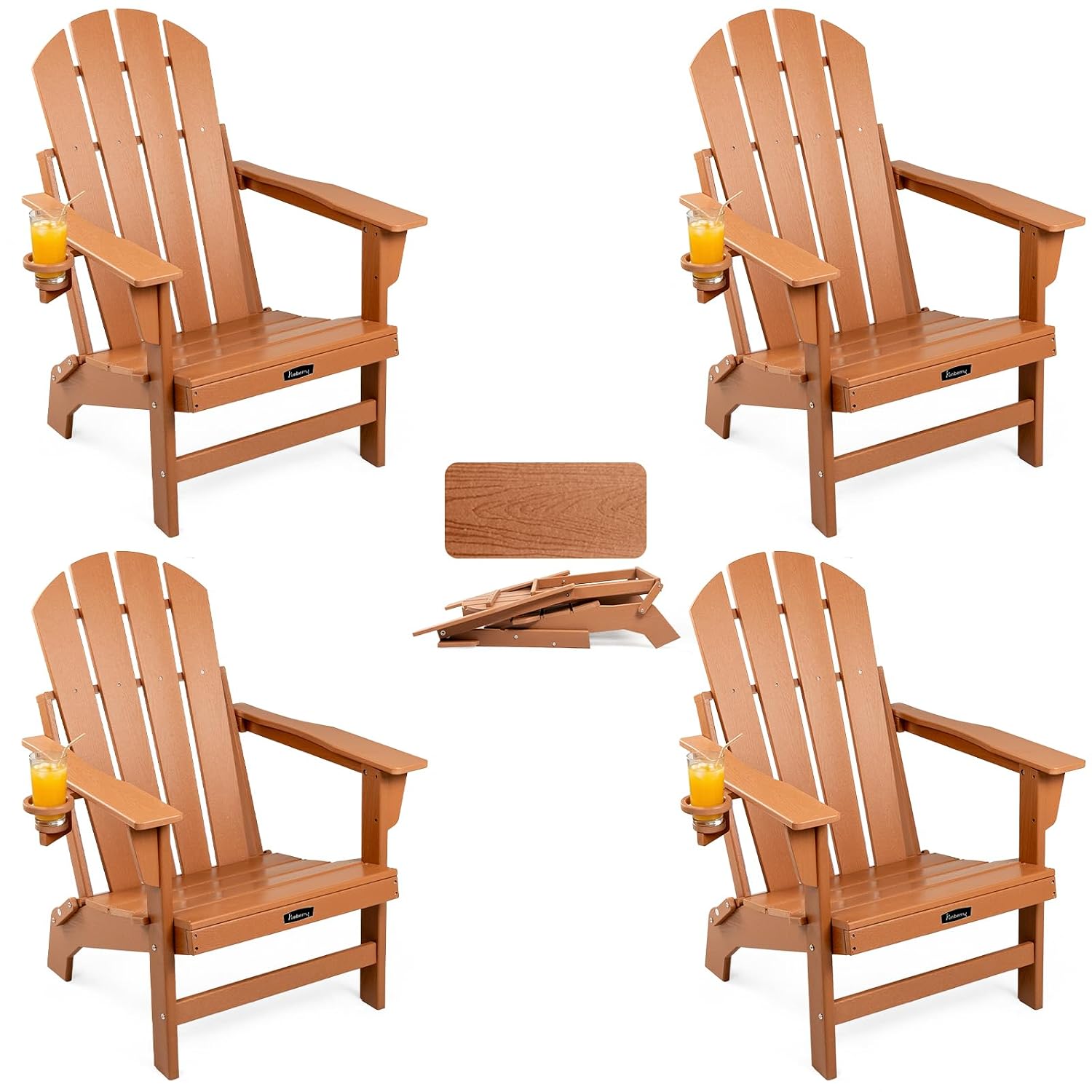 Oversized Folding Adirondack C - Adirondack Chair Wood 评论和价格