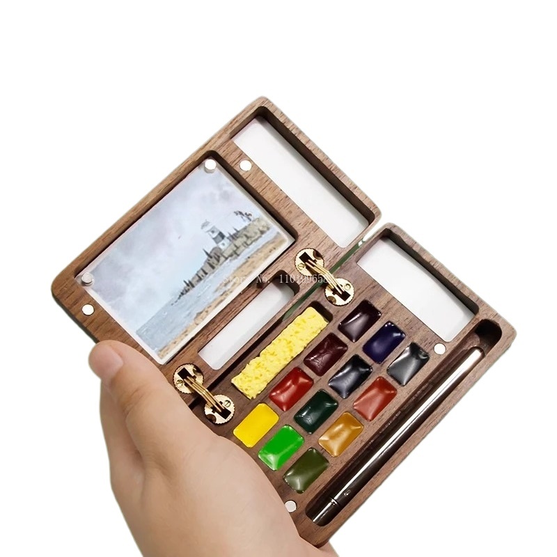 Travel Painting Box Solid Wood - Outdoor Furniture Paint 评论和价格