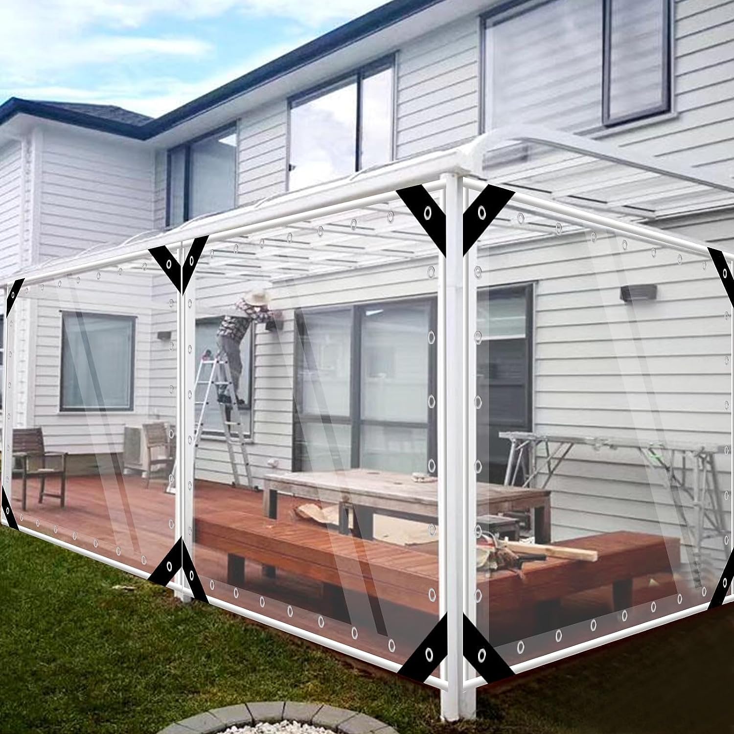 Tarpaulin Transparent Waterpro - Outdoor Furniture Paint 评论和价格