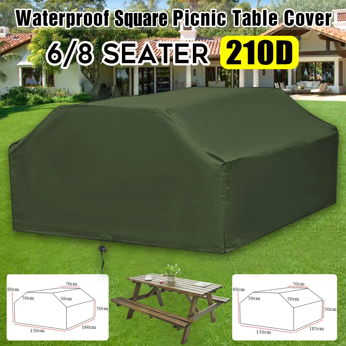 210D For 6/8 Seater Picnic Tab - Outdoor Furniture Paint 评论和价格