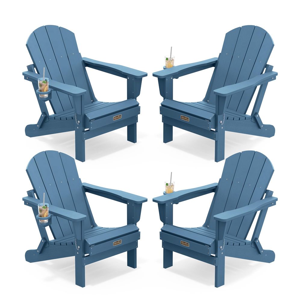 Folding Adirondack Chair with  - Adirondack Chair Wood 评论和价格