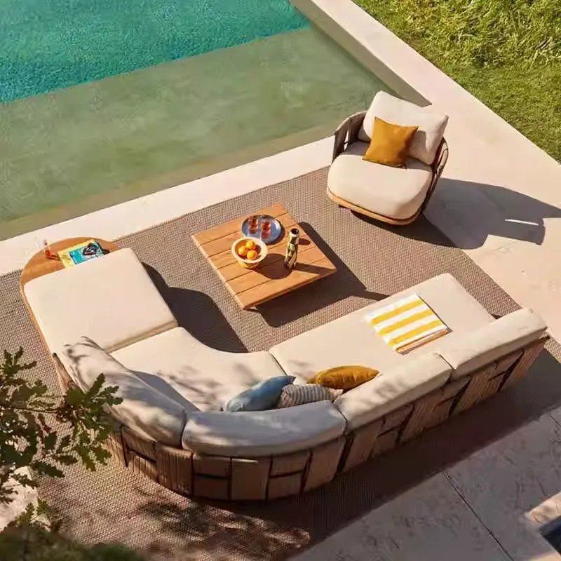 Nordic outdoor rattan sofa vil - Outdoor Furniture Designer 评论和价格