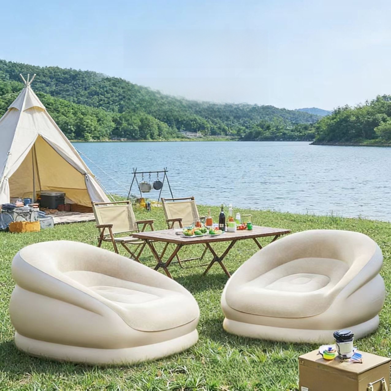 Portable Iatable Sofa for Cam  - Outdoor Furniture Designer 评论和价格