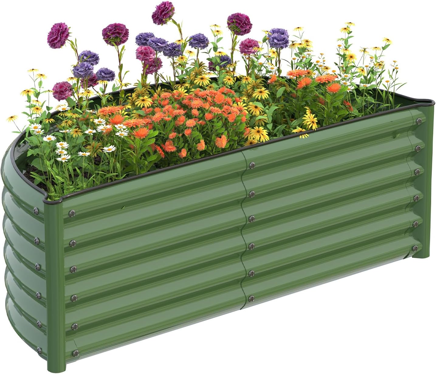 Galvanized Raised Garden Bed O - Planter Raised Metal 评论和价格