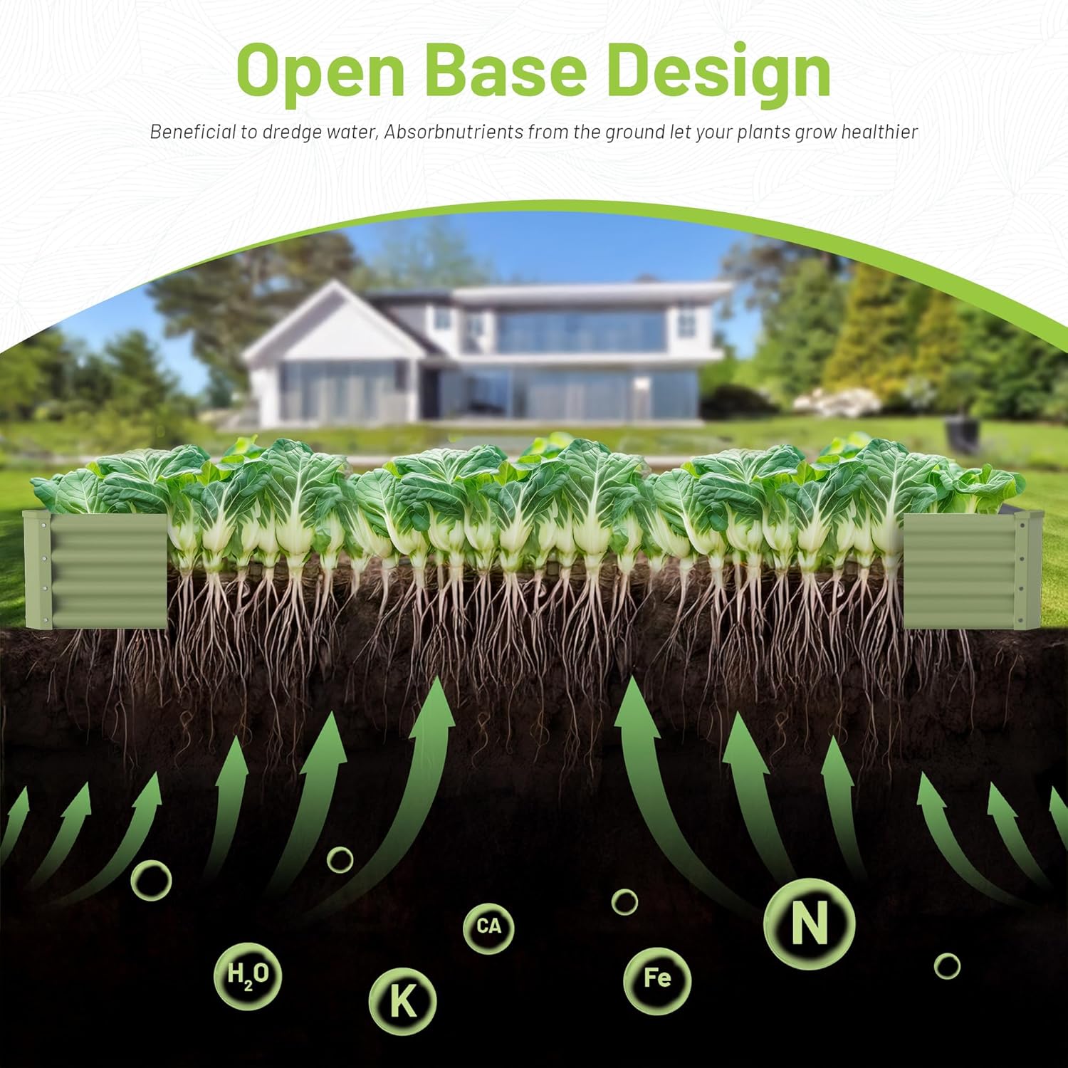 Outdoor Vegetable Gardening Me - Planter Raised Metal 评论和价格