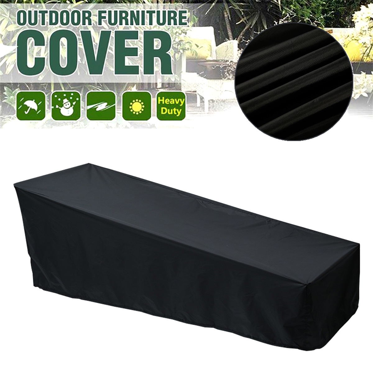 Outdoor Garden Sunbed Cover Su - Outdoor Furniture Paint 评论和价格