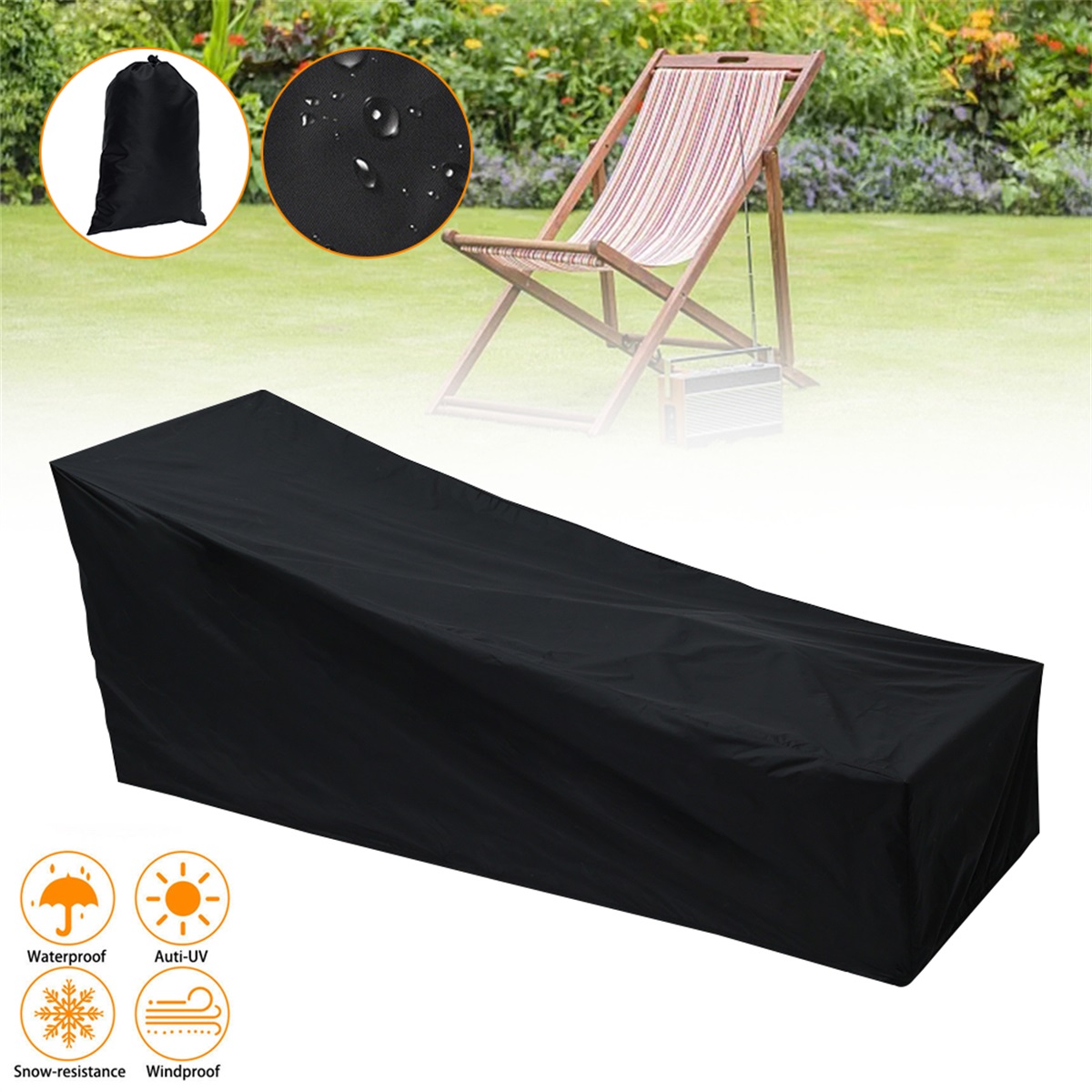 Outdoor Garden Sunbed Cover Su - Outdoor Furniture Paint 评论和价格