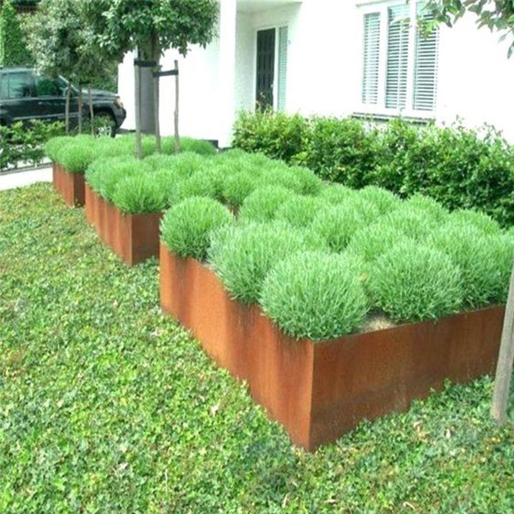 Corten Steel Raised Garden Bed - Planter Raised Metal 评论和价格