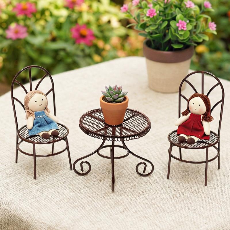 1/3Pcs Dollhouse Garden Displa - Outdoor Furniture Designer 评论和价格