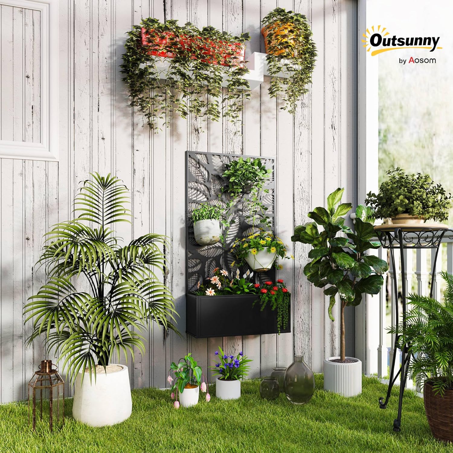 Metal Raised Garden Bed with T - Planter Raised Metal 评论和价格
