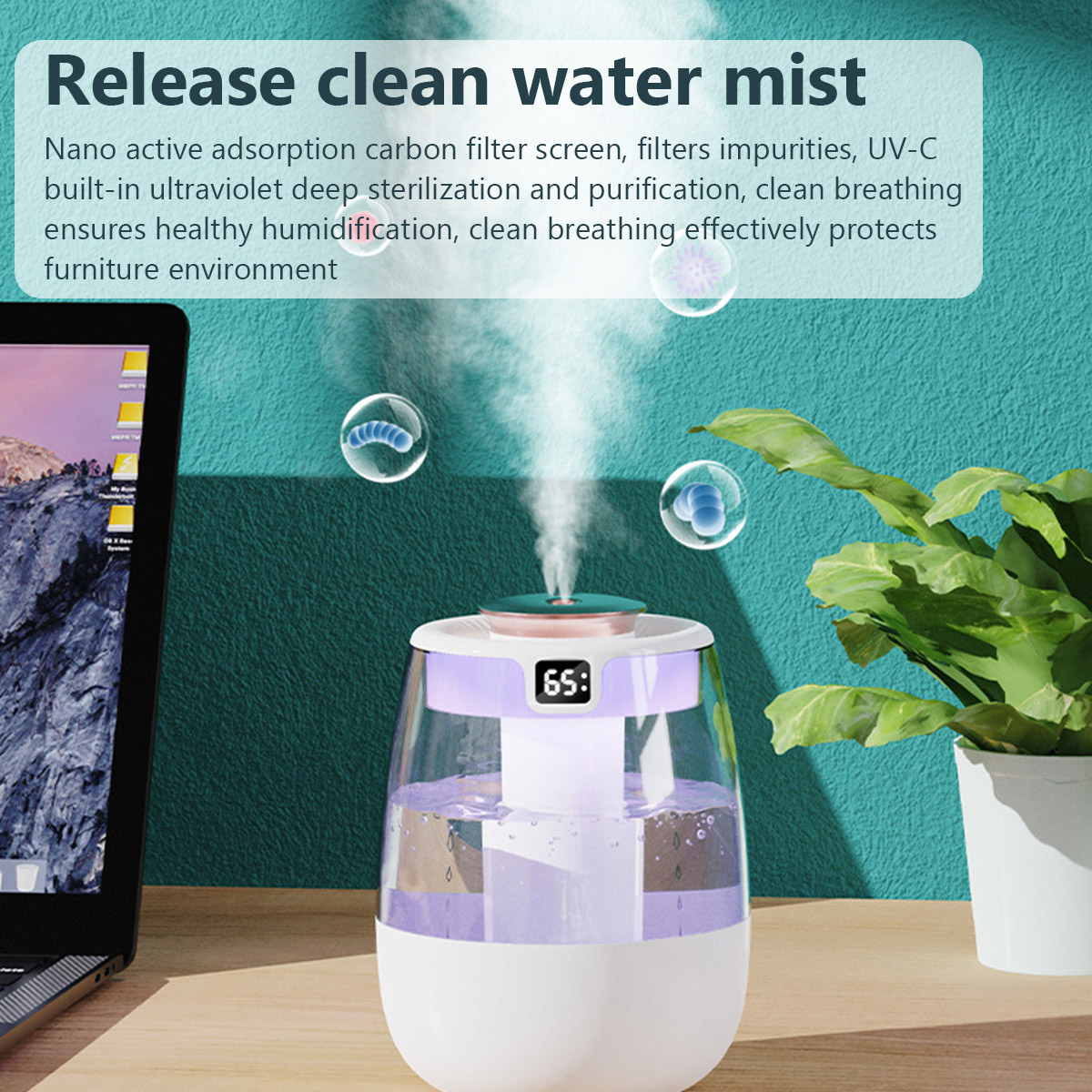 1.3L Air Humidifier Double Spr - Outdoor Furniture Oil 评论和价格