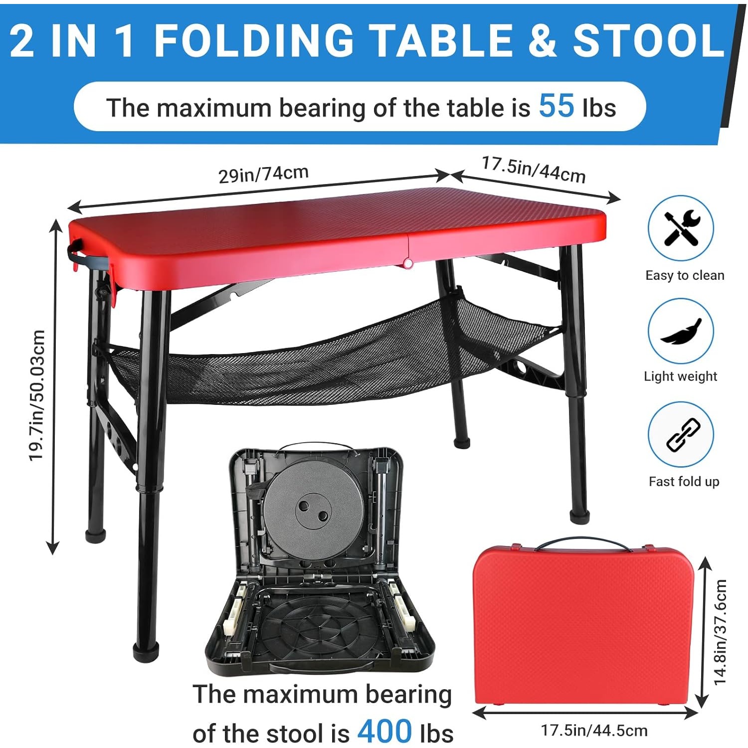 Retractable Folding Table & St - Camping Cot Foldable 评论和价格