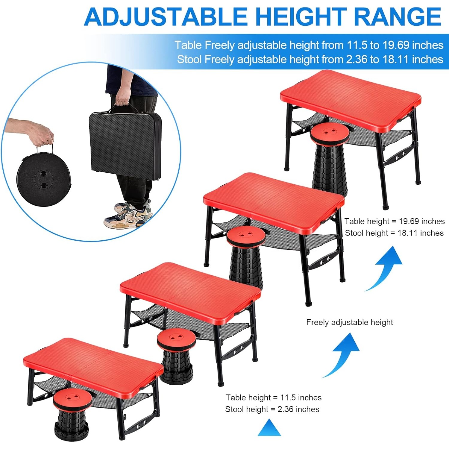 Retractable Folding Table & St - Camping Cot Foldable 评论和价格